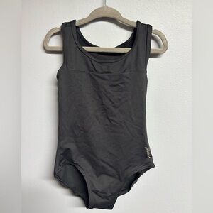 Justice Charcoal Gray Bodysuit